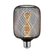 Paulmann LED Metallic Glow Zyl Helix E27 črna - Kovina