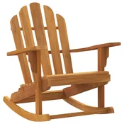 Vidaxl Vrtni gugalni stol adirondack 79x100x103 cm trdna tikovina