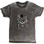 Guns N Roses Faded Skull (Burnout) Charcoal Grey M Majica