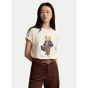 Polo Ralph Lauren Majica 211B17774001 Bela Regular Fit