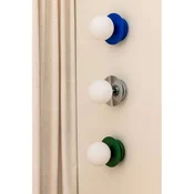 Globen Lighting stenska svetilka ART DECO, krom/bela O 16 cm IP44 - Dnevna soba/jedilnica - Dizajn - krom, bela - Kovina