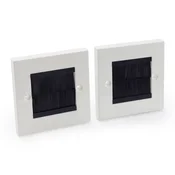 OneConcept Okvir za pokrivanje kablov, komplet 2 kosov, cca 86 × 86 mm