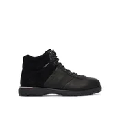 Tommy Hilfiger Gležnjarji Corporate Outdoor Warm Lth Boot FM0FM05991 Črna