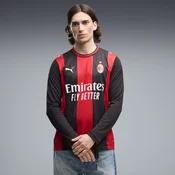 PUMA AC Milan 26/27 Long Sleeve Home Jersey Men, Clothing, Black/Red, 3XL