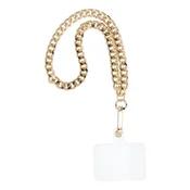 OEM Vrvica za telefon, obesek za telefon – CHAIN #41/dolžina vrvice 40 cm (20 cm v zanki)/za zapestje – zlata