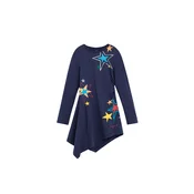 Desigual Obleka mornarska/azur/rumena/oranžna