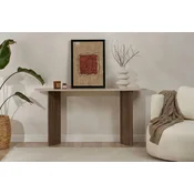 HANAH HOME Polica Sira Travertine Venezia Walnut