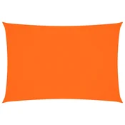 Vidaxl Senčno jadro oksford blago pravokotno 3x5 m oranžno