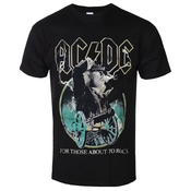 Metal majica moška AC-DC - FTATR Yellow Outlines - ROCK OFF - ACDCTS98MB