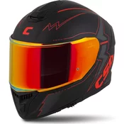 Integralna motociklistička kaciga Cassida Integral GT 2.1 Flash crno-crveno-siva
