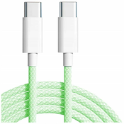 CO2 Co2 Polnilec Usb-C Kabel Za Hitro Polnjenje Usb Tipa C Za Iphone 15 1M Zelen