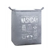 LIVEFY koš za perilo Washday 50x40x50?cm, siv