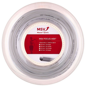 MSV Focus HEX teniška pletenica 200 m bela premer 1,10