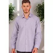 G726 DEWBERRY MENS SHIRT-PLAIN LILAC