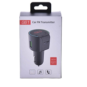 CAR 888 ACCESSORIES FM Transmiter, 2 USB Ulaza, Bluetooth 5.0, Mp3, WMA Crni