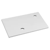MINOR umivalnik 40x22,5 cm, mešalnik na desni strani, liti marmor, bela - Bela - 40x1,2x22,5 cm - Sapho - 24 - Liti marmor - 400 - 12 - 225 - 14