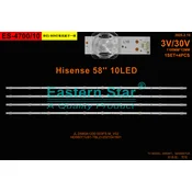 ES-4700 HISENSE 58A6BG LED TRAKE
