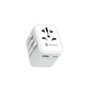 Tactical univerzalni hišni adapter 220V + 1x USB 2.1A in Type C vhod (12W polnjenje) - SVETOVNI HIŠNI POLNILEC - ADAPTER/PRETVORNIK