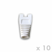 DATACOM zaščita RJ45 z izrezom BELA (10 kosov)