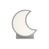 LED decija stona lampa MOON LED/12W/230V siva