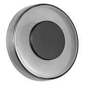 Trio Lighting LED stenska svetilka Celeste, črna/krom, O 22 cm, steklo z možnostjo zatemnitve - Dnevna soba / jedilnica - Sodobni - krom, črna