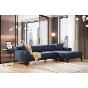 Atelier del Sofa Ugaona garnitura Petra R 145x69x87cm Plava