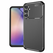 Techsuit – CarbonFiber ovitek za Samsung Galaxy A25 5G – črn