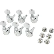 Fender Locking Tuners All Short Chrome 6 Pack Chrome Uglaševana mehanika za kitare (Kot novo)