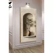 Wallity Dekorativna uramljena slika, 70x33cm, Šarena