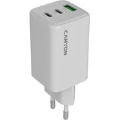 Canyon 65W bijeli glavni punjac USB-A, USB-C (CNS-CUW65AC)