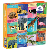 Mudpuppy - Puzzle Painted Safari - 500 kosov