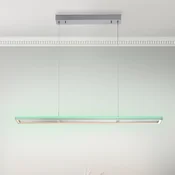 Paul Neuhaus Helix LED viseče svetilo, daljinski upravljalnik - Dnevna soba/jedilnica - Sodobni - aluminij, bela barva - Kovina
