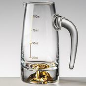 Kristalni vrč s odmerkoma - Zlata/100ml KP35425