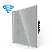 BingoElec Cetvoropolni WiFi touch prekidac, Sivi