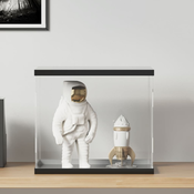 Greatstore Razstavna škatla prozorna 40x36x35 cm akril