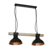 Luster na lancu HAKON 2xE27/60W/230V