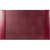 slomart Dacasso usnjena pisalna podloga, burgundska barva, 45,7 x 76,2 cm