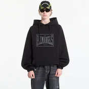 Mikina Palm Angels Vintage Box Logo Loose Hoodie Black/ Grey XL