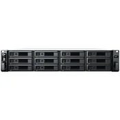 Synology RackStation RS2423+, Rack 2U, 12-bay 3.5 2.5 SATA HDD SSD, AMD Ryzen V1780B 4-core 3.35(base) 3.6 (turbo)GHz,8 GB DDR4 ECC UDIMM,