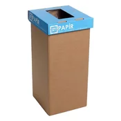 Koš za ločeno recikliranje odpadkov, 20 l, RECOBIN Mini, moder