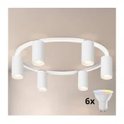 Brilagi - LED RGBW prigušiva stropna lampa SELE 6xGU10/6,5W/230V bela