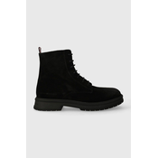 Cipele od brušene kože Tommy Hilfiger CORE SUEDE BOOT za muškarce, boja: crna, FM0FM04674