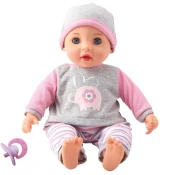 UNBRANDED Otroška punčka Little Me s funkcijami 40 cm