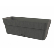 Saksija za cvijece Ethica 49x18x17cm 9.5l grafit Stefanplast