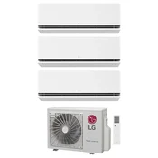 LG trojček Premium Deluxe DualCool AI AIR (Wind Free) 1 x MU3R21.U23 7,3kW zunanja enota/1 x notranja H12S1DA 3,5kW + 2 x notranja H09S1DA 2,5kW - LG