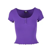 Womens T-shirt Rib Babylock purple