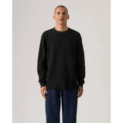 Levis for man. A9249-0025 Relaxed Thermal T-Shirt black (S), Casual, Cotton, Long sleeve