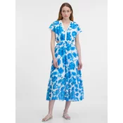 Blue womens patterned dress ORSAY - Womens