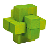 Fridolin drvene puzzle “križ“ zelena