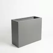 Cvetlično korito Astra sive barve 90 x 32 x 80 cm - siva - 76 do 100 cm